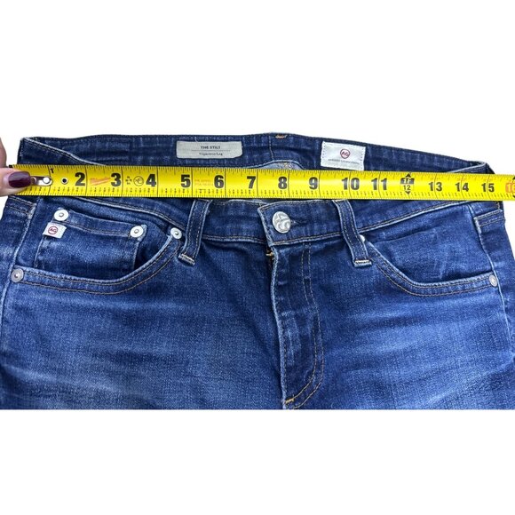 Adriano Goldschmied Women's 29R The Stilt Jeans Premium Cigarette Leg Denim - Picture 6 of 10